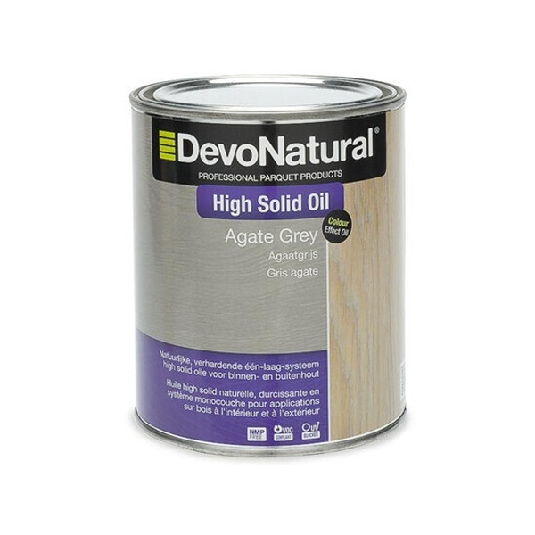 Devo High Solid Oil agaatgrijs 1 L